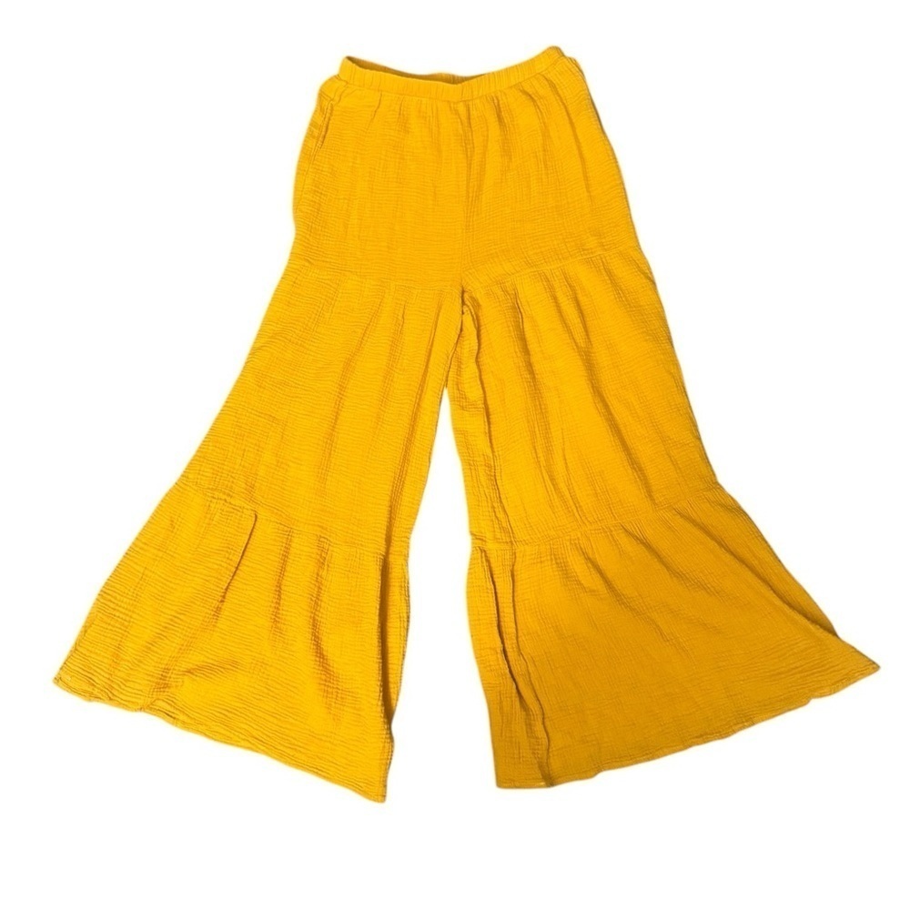 Anthropologie Wide Leg Pull On Pants Size Medium - Picture 2 of 5